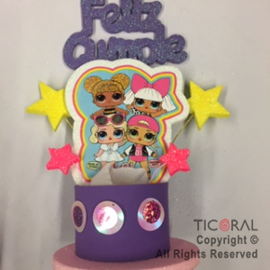 ADORNO TAMBOR MU�ECA LOL FIGURA F/C TELGO x 1